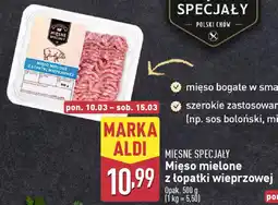 ALDI MIĘSNE SPECJAŁY Mięso mielone z łopatki wieprzowej oferta