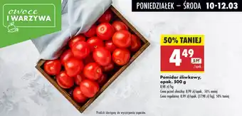 Biedronka Pomidor śliwkowy, opak. 500 g oferta