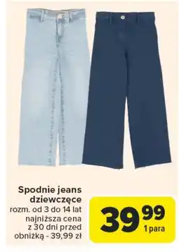 Carrefour Spodnie dziewczęce oferta