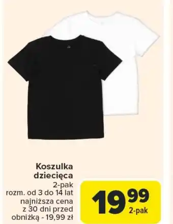 Carrefour Koszulka dziecięca oferta