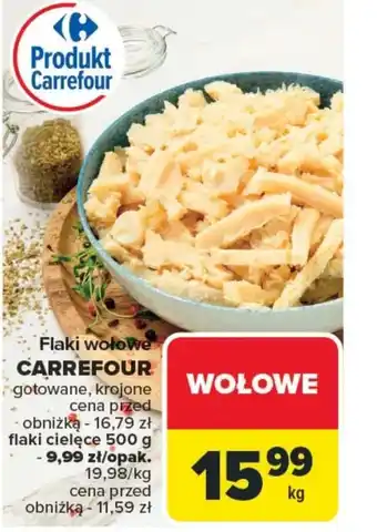 Carrefour Flaki wołowe Carrefour oferta