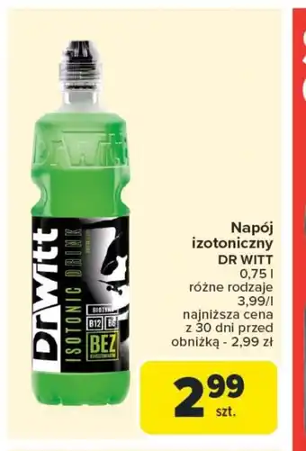 Carrefour Napój izotoniczny Dr Witt oferta