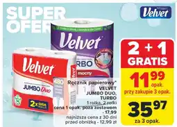 Carrefour Ręcznik papierowy Velvet oferta