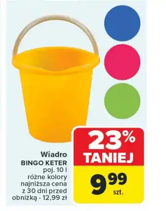 Carrefour Wiadro Keter oferta