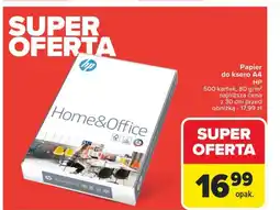 Carrefour Papier ksero HP oferta