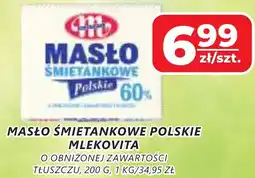 Top Market Masło śmietankowe polskie mlekovita oferta