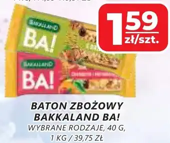 Top Market Baton zbożowy bakkaland ba! oferta