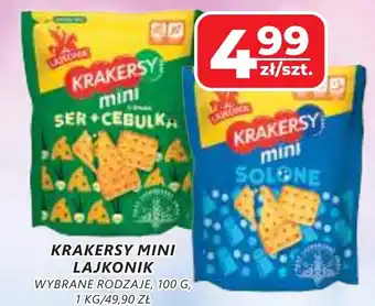 Top Market Krakersy mini lajkonik oferta