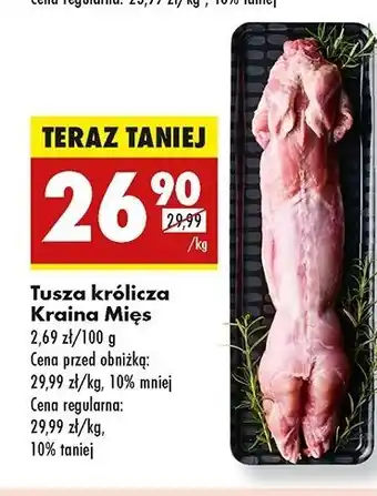 Biedronka Tusza z królika Kraina Mięs oferta