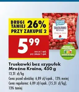 Biedronka Truskawki Mroźna Kraina oferta