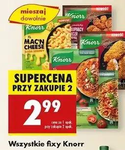 Biedronka Chrupiący kurczak z czosnkiem Knorr Fix oferta