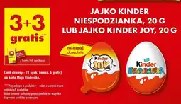 Biedronka Jajko z niespodzianką Kinder Joy oferta