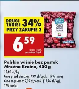 Biedronka Wiśnie bez pestek Mroźna Kraina oferta