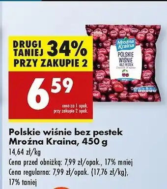 Biedronka Wiśnie bez pestek Mroźna Kraina oferta