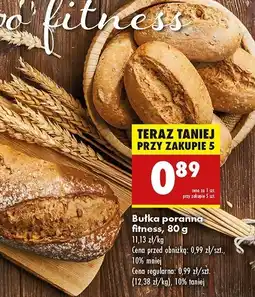 Biedronka Bułka poranna fitness oferta