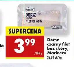 Biedronka Dorsz czarny filet bez skóry Marinero oferta