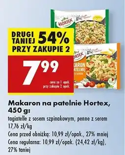 Biedronka Makaron na patelnię penne z sosem serowym Hortex oferta