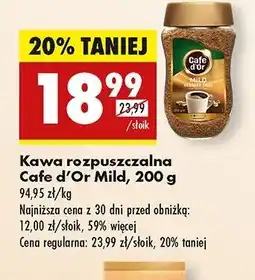 Biedronka Kawa Cafe D'or Mild oferta