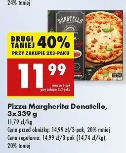 Biedronka Pizza margherita Donatello oferta