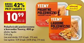 Biedronka Polędwiczki z kurczaka pikantne Yeemy oferta