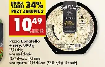 Biedronka Pizza 4 sery Donatello oferta