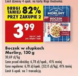 Biedronka Boczek w słupkach Morliny oferta