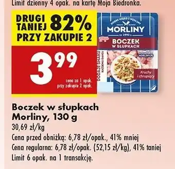 Biedronka Boczek w słupkach Morliny oferta