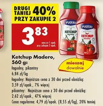 Biedronka Ketchup pikantny Madero oferta