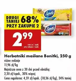 Biedronka Herbatniki maślano-kakaowe Bonitki oferta