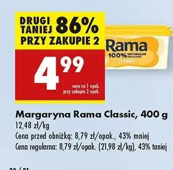 Biedronka Margaryna Rama Classic oferta