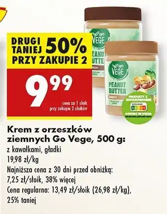 Biedronka Krem orzechowy smooth Govege oferta