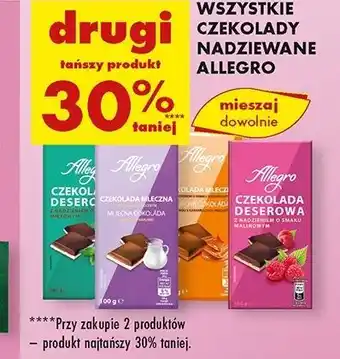 Biedronka Czekolada mleczna z nadzieniem karmelowym Allegro oferta