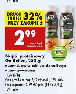 Biedronka Napój proteinowy czekoladowy Go Active oferta