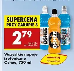 Biedronka Napój izotoniczny pomarańczowy Oshee oferta