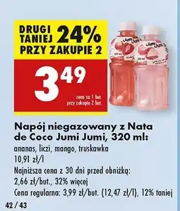 Biedronka Napój mango Jumi oferta