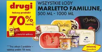 Biedronka Lody cookie Marletto oferta