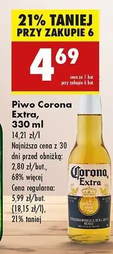 Biedronka Piwo Corona Extra oferta