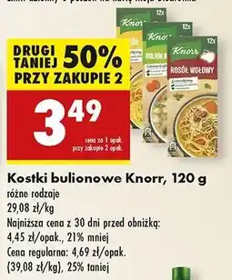 Biedronka Bulion warzywny Knorr oferta