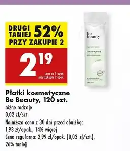 Biedronka Płatki kosmetyczne z ekstraktem aloesu Be Beauty oferta