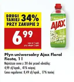 Biedronka Płyn do mycia konwalie Ajax Floral Fiesta oferta