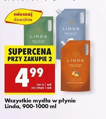 Biedronka Mydło w płynie mango Linda oferta