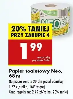 Biedronka Papier toaletowy Neo oferta