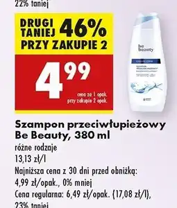 Biedronka Szampon przeciwłupieżowy Be Beauty oferta