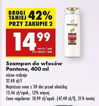 Biedronka Szampon do włosów lively colour Pantene Pro-V oferta