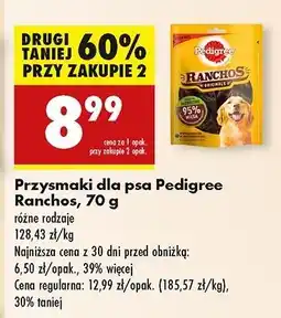 Biedronka Przysmak dla psa originals jagnięcina Pedigree Ranchos oferta