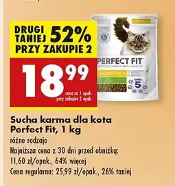 Biedronka Karma dla kota sensitive 1+ Perfect Fit oferta