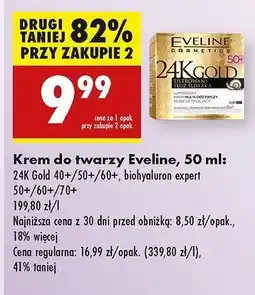 Biedronka Luksusowy krem-koncentrat 70+ na dzień i noc spf 8 Eveline Biohyaluron 4D oferta