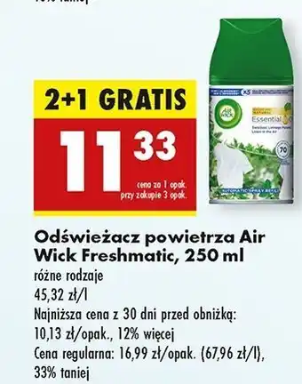 Biedronka Wkład świeżość letniego poranka Air Wick Freshmatic Life Scents oferta