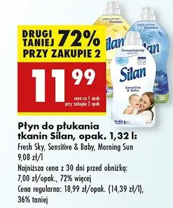 Biedronka Płyn do płukania Silan Sensitive oferta