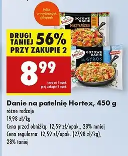 Biedronka Danie a'la gyros Hortex gotowe danie oferta